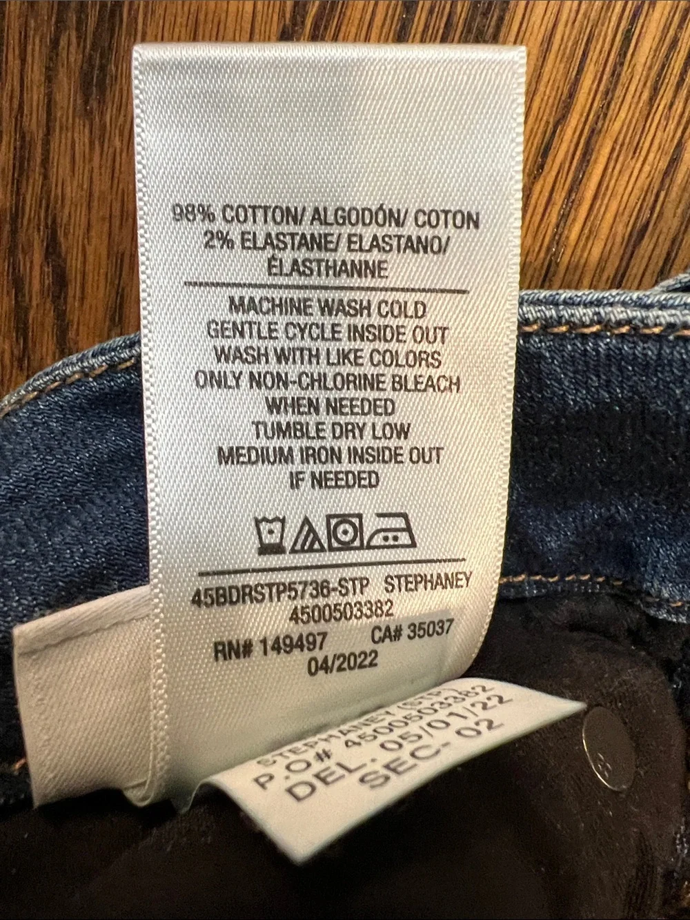 Joe's Jeans Flawless Honey Hi Rise Curvy Bootcut Dark Blue Flare. Size 30. TALL - Picture 5 of 7